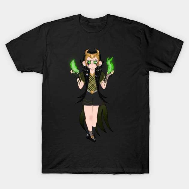 Magical Girl Loki (Marvel/MCU/Comics) T-Shirt by madiwohl